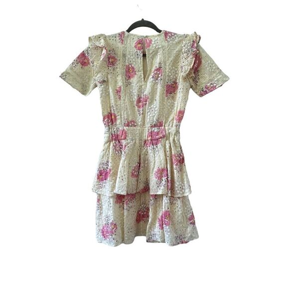 Walter Baker Cassandra Floral Tiered Mini Dress Women’s Size XS - Picture 4 of 8